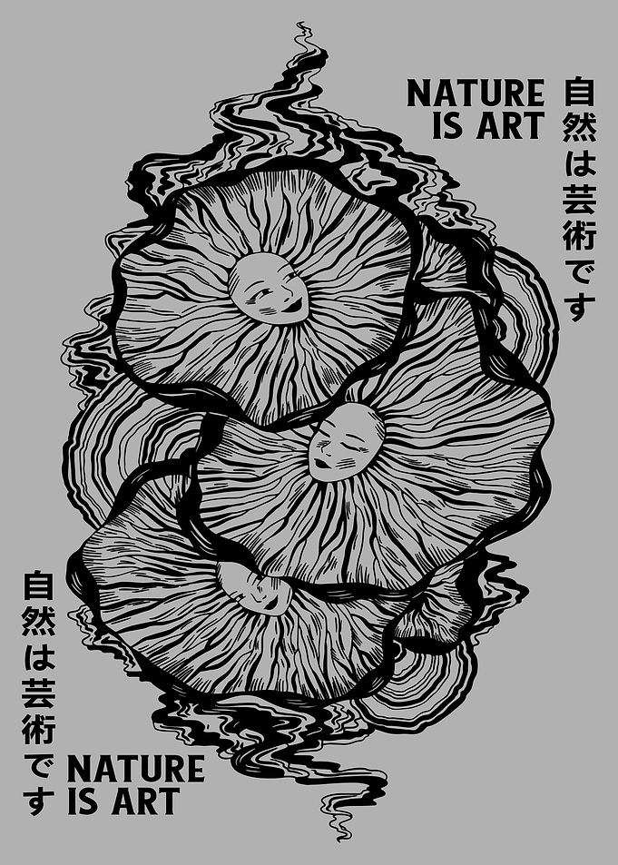 Nature is art mushroom