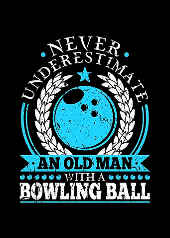 Old Man Bowling Ball