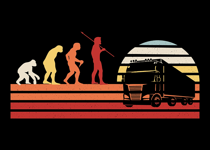 Retro Truck Driver