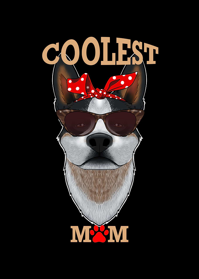 Dog Mom I Blue Heeler
