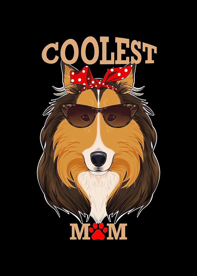 Coolest Dog Mom I Collie