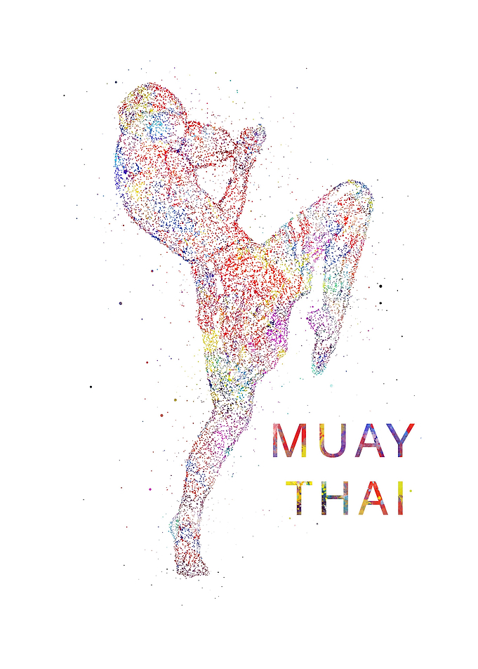 Man muay thai boxing