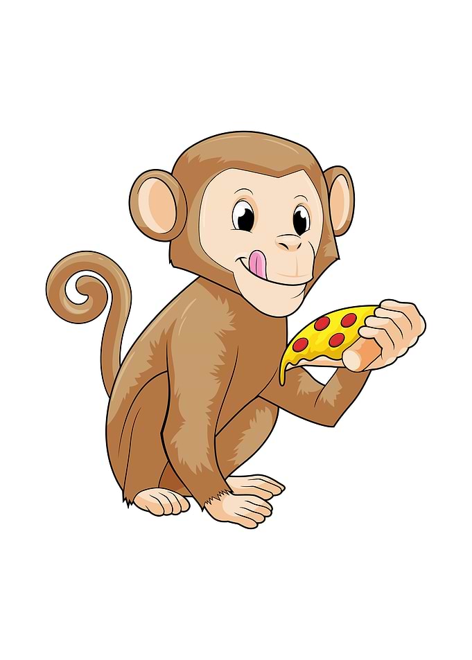 Monkey Piece of Pizza