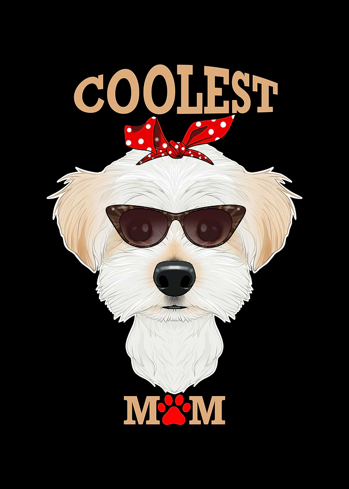 Coolest Dog Mom I Maltese