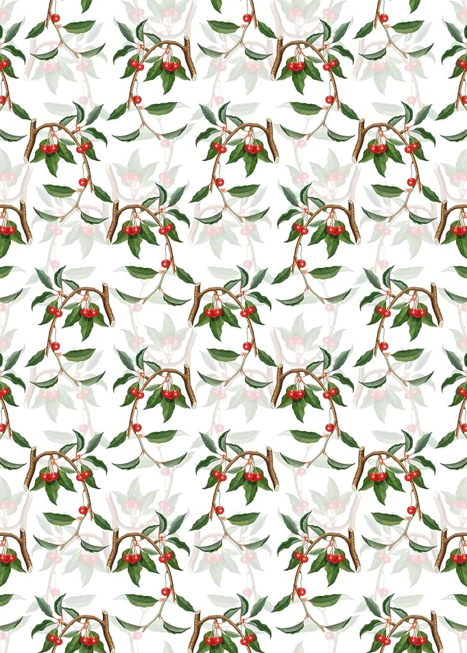 Floral Cherry Pattern