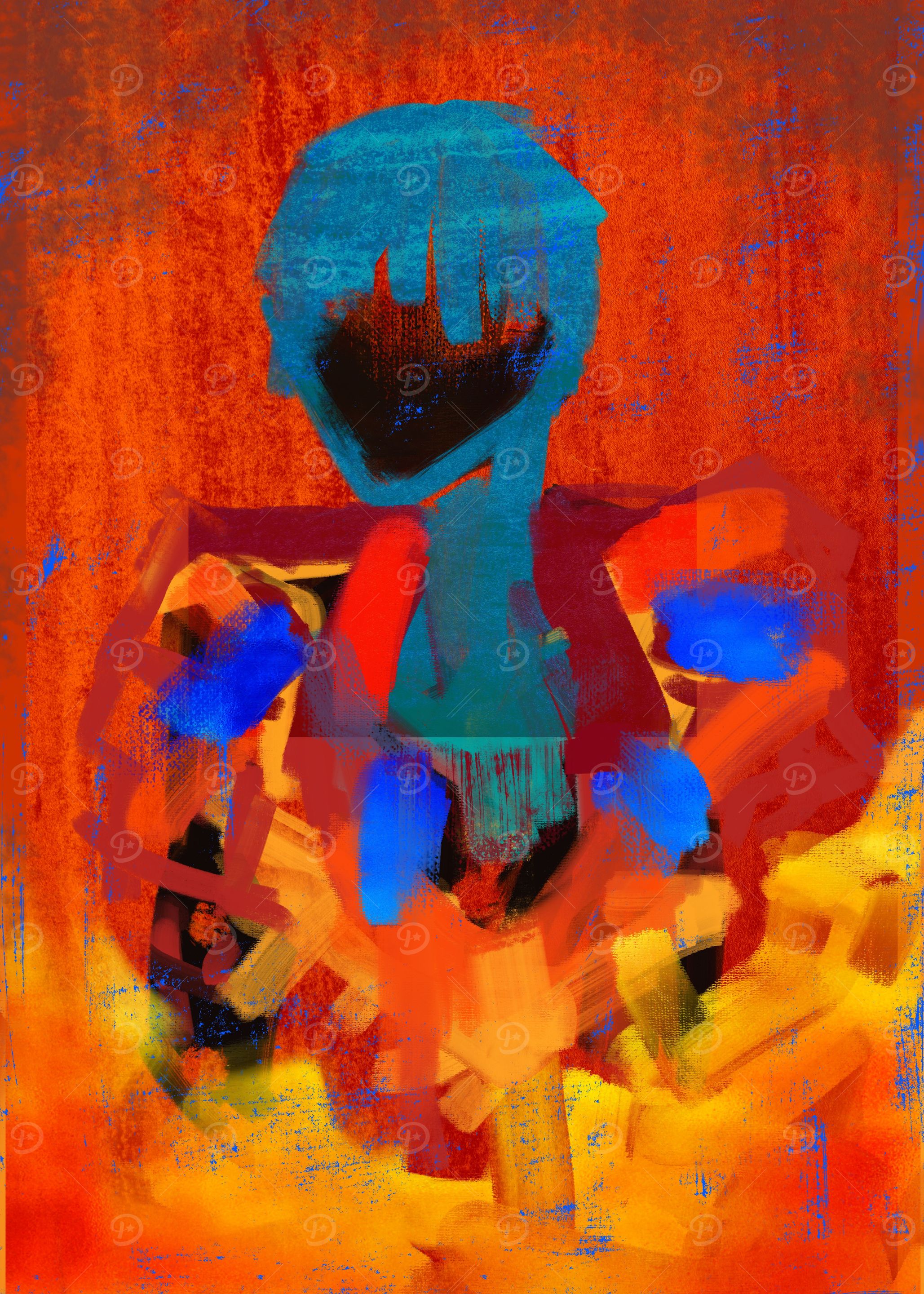 Aflame