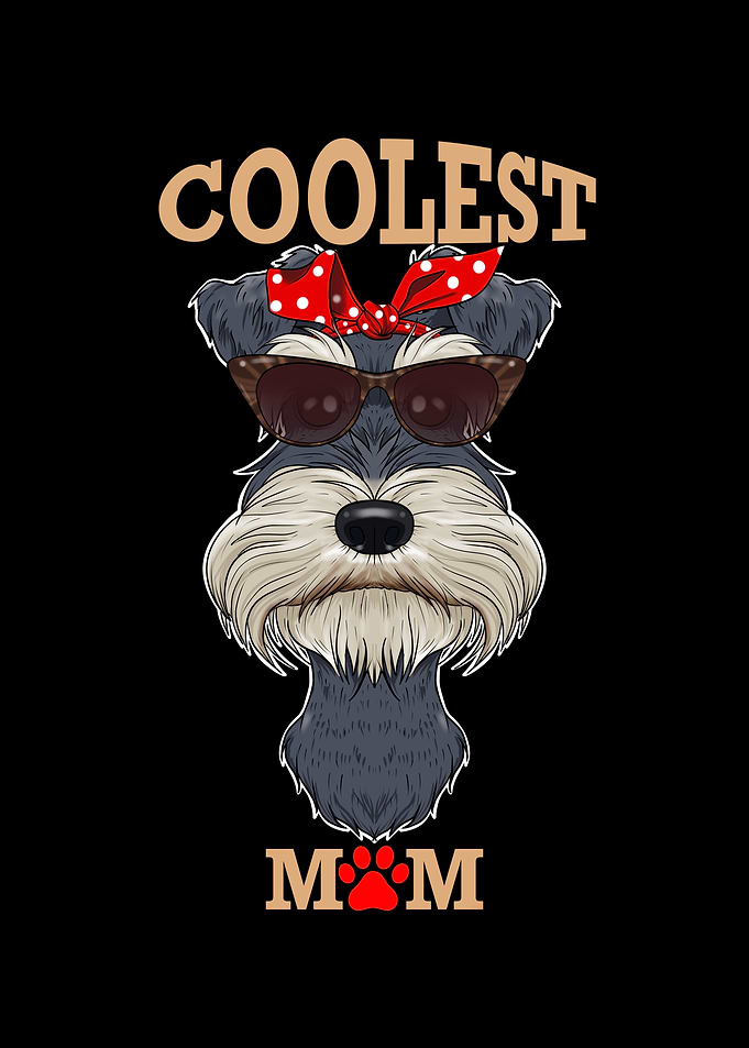 Dog Mom I Schnauzer