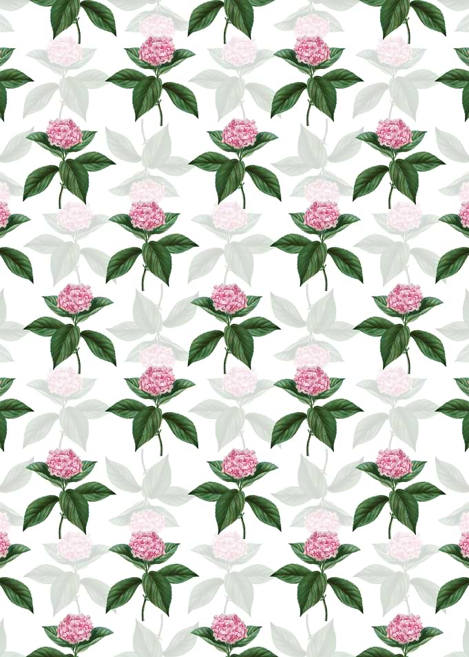 French Hydrangea Pattern