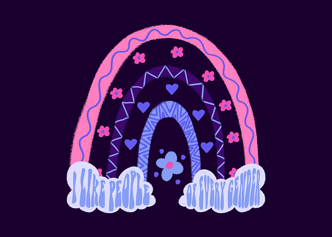 Omnisexual Boho Rainbow