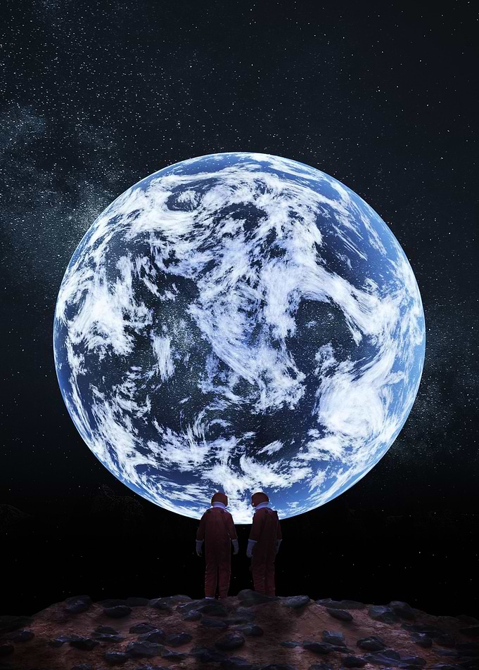 Looking back at Earth