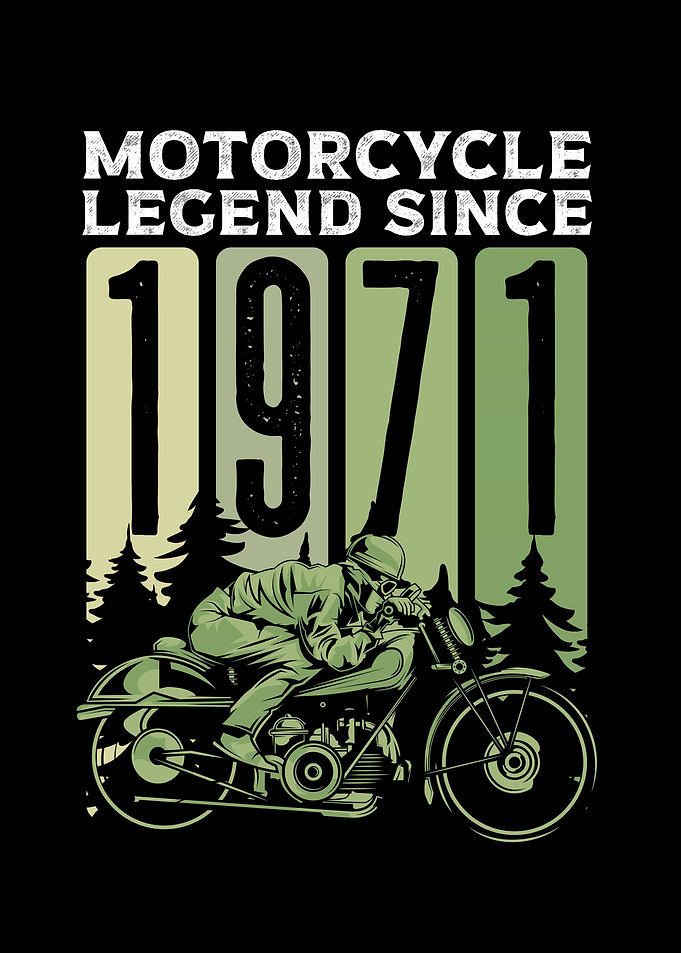Motorcycle legend 1971