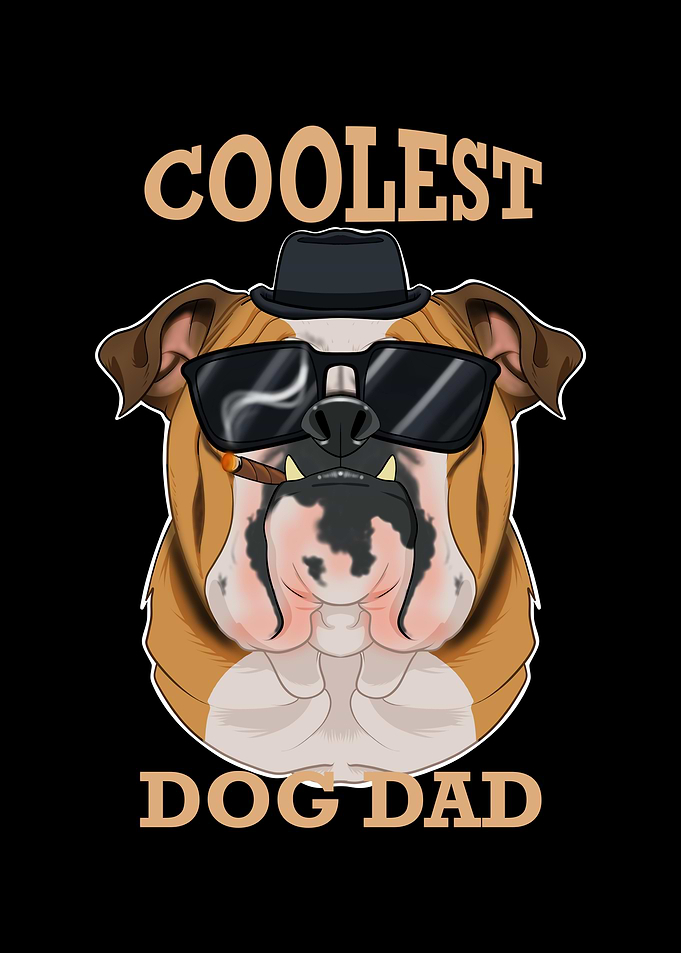 Dog Dad I English Bulldog