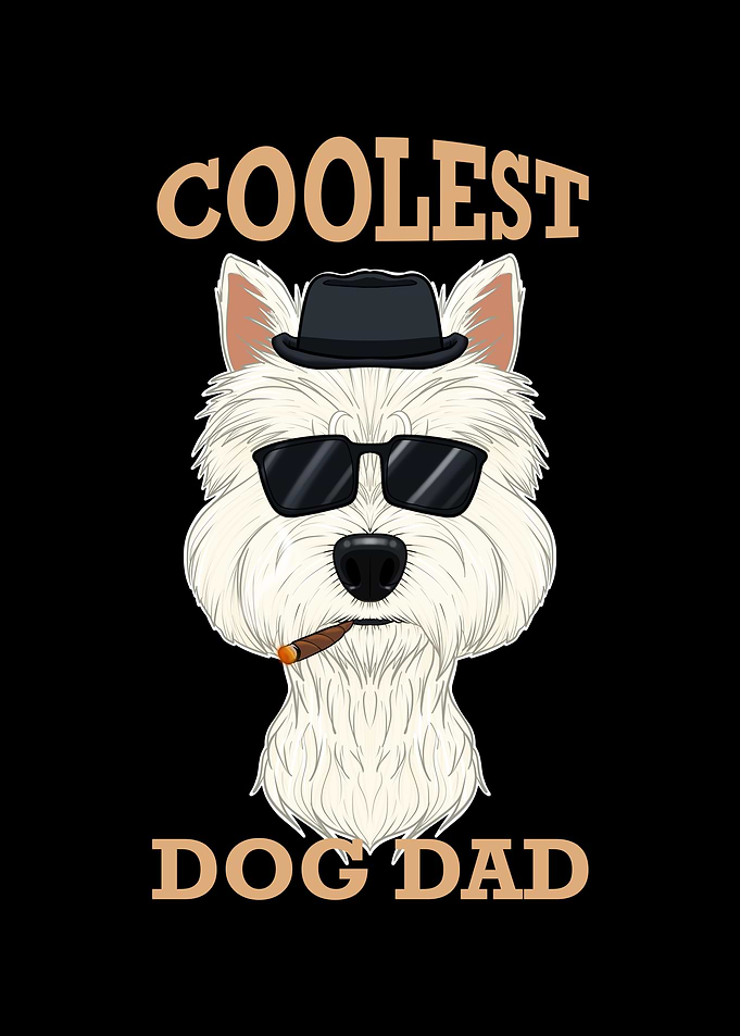 Dad West Highland Terrier