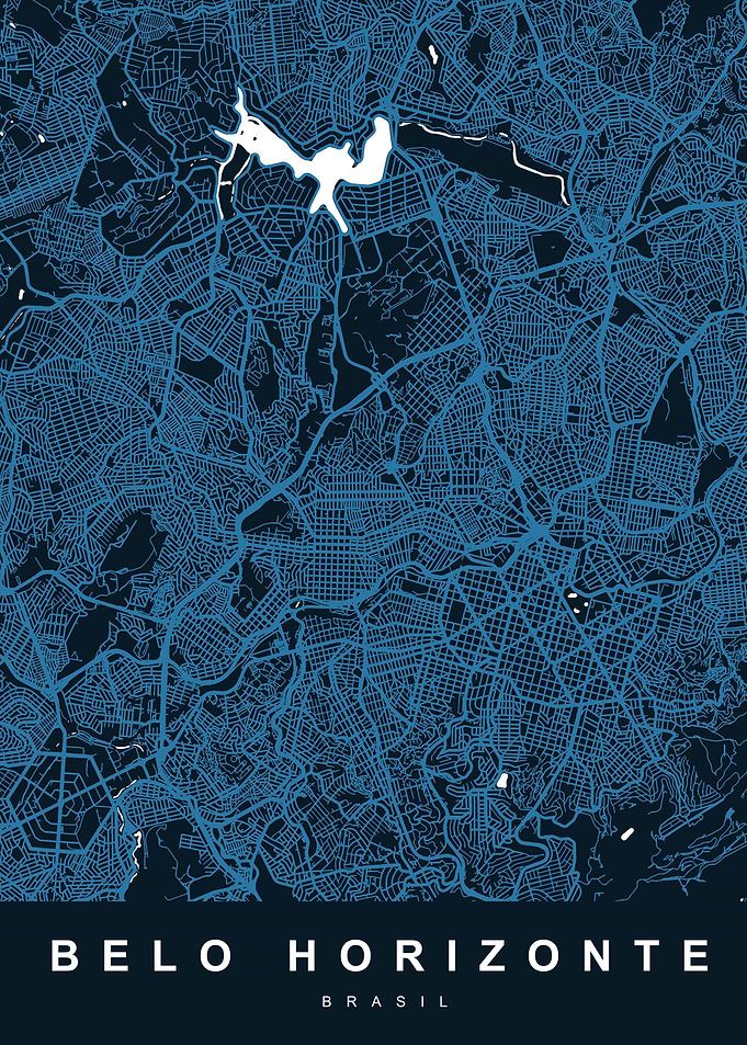 BELO HORIZONTE Map BRASIL