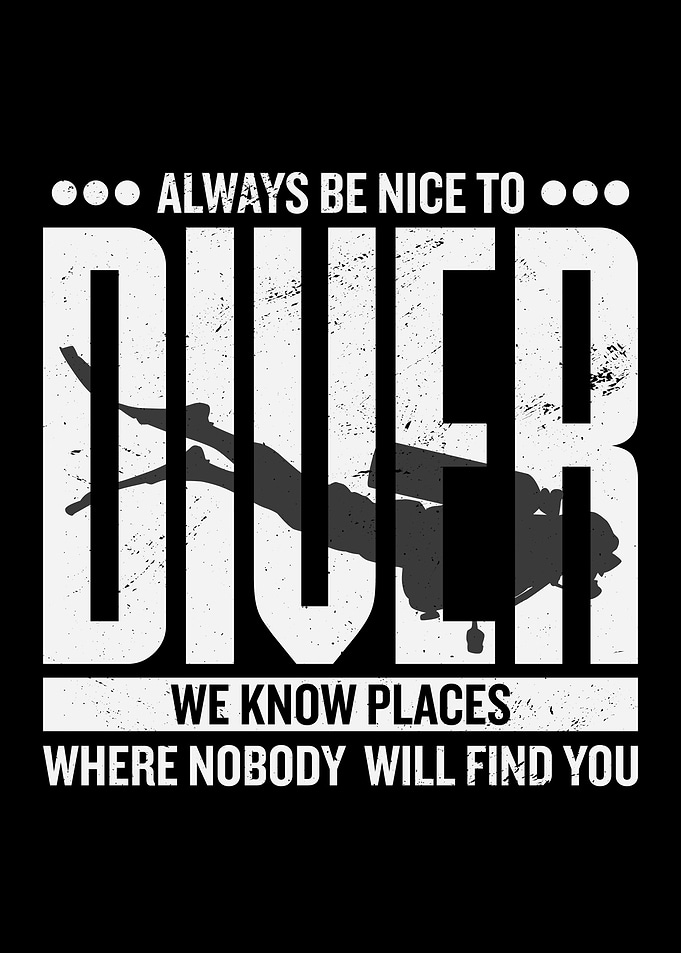Always Be Nice To Diver We