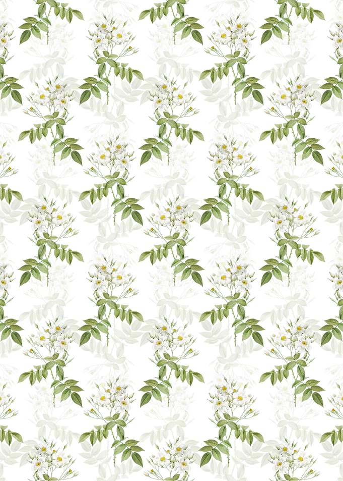 Floral Musk Rose Pattern