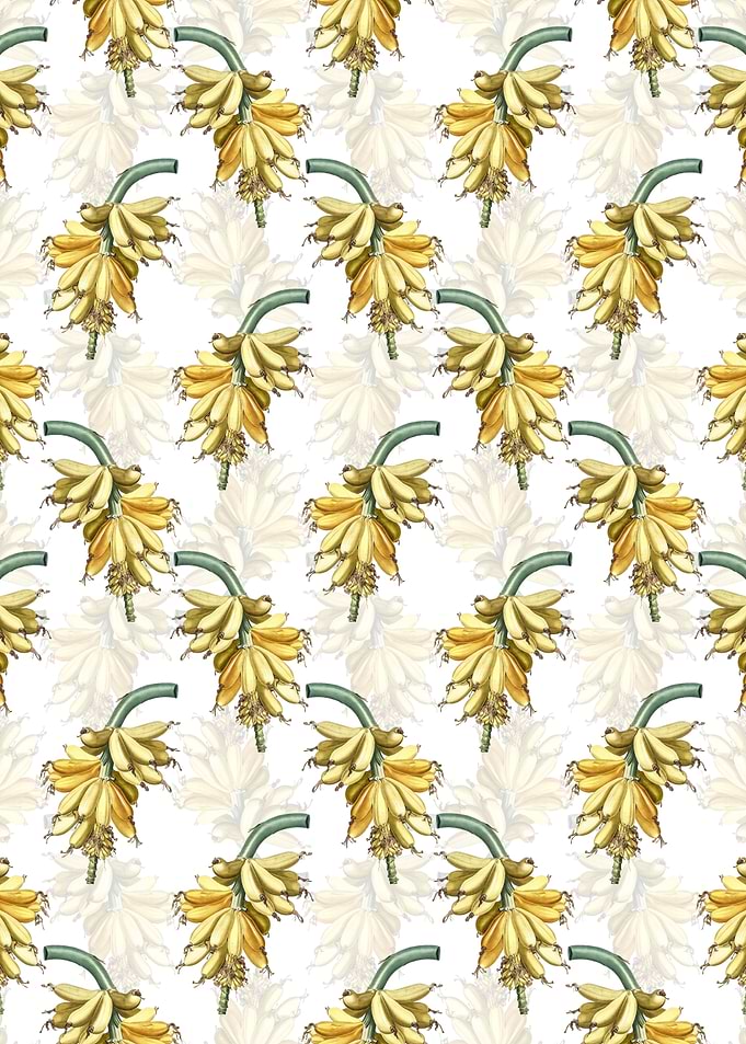 Floral Banana Pattern