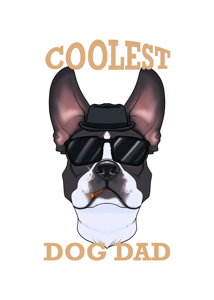 Dog Dad I Boston Terrier