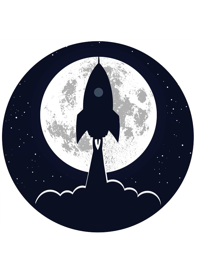 Round silhouette rocket