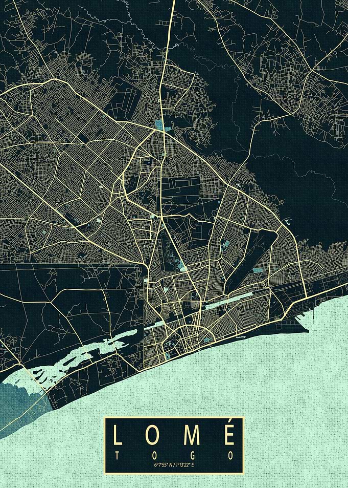 Lome City Map Summer