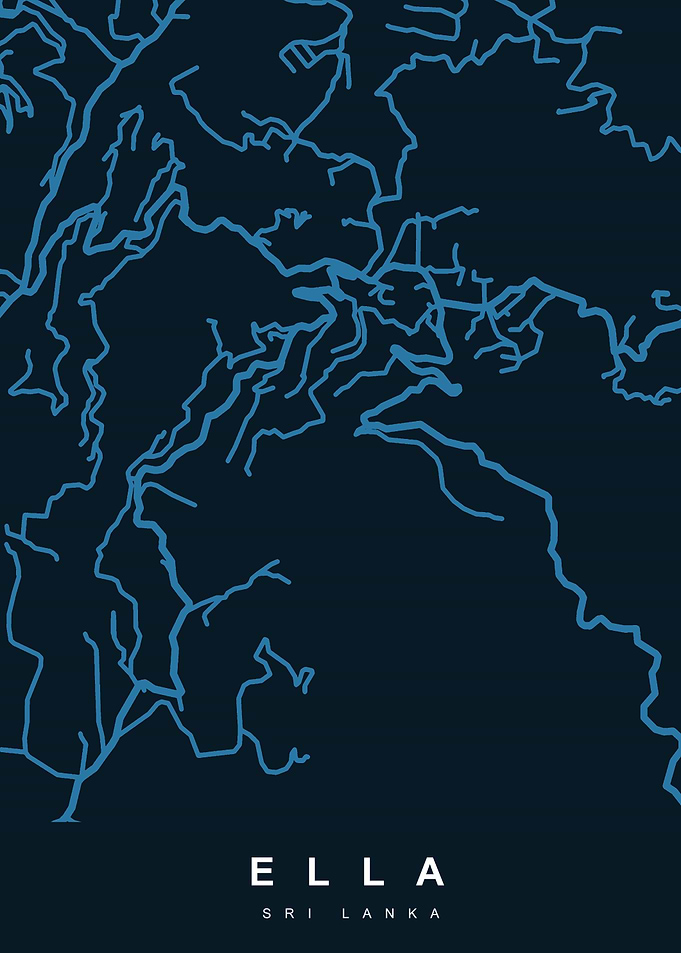 ELLA Map SRI LANKA