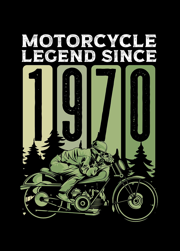 Motorcycle legend 1970