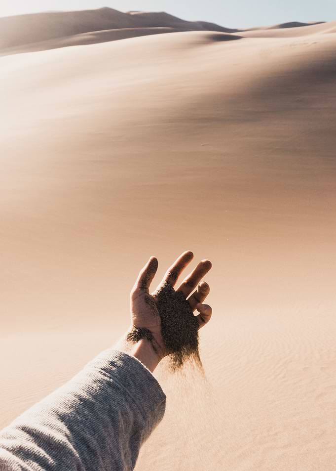 Desert sand dunes