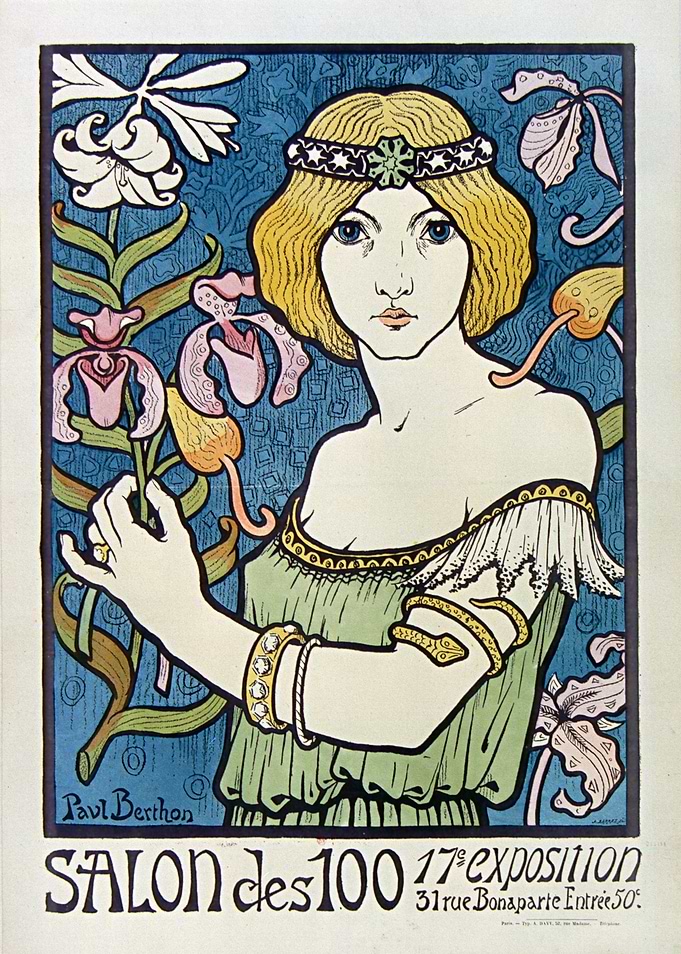 Maiden and Flowers