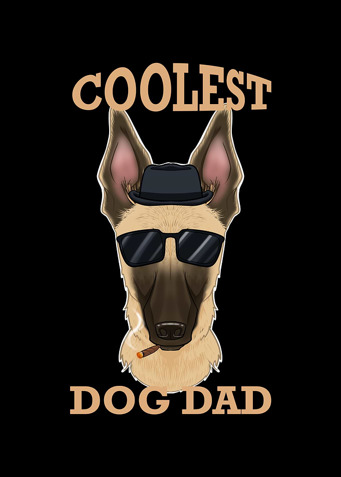 Coolest Dog Dad I Malinois