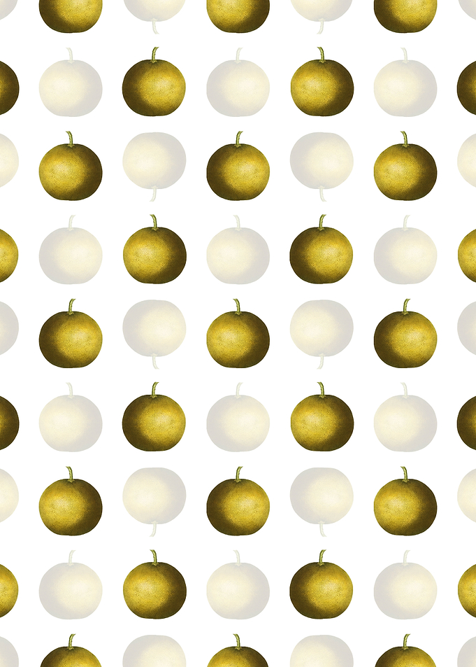 Floral Adams Apple Pattern