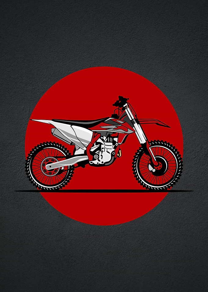 motocross illustration
