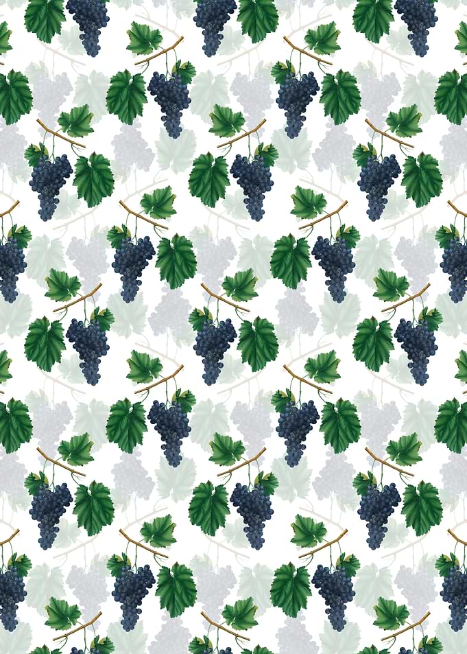 Lacrima Grapes Pattern