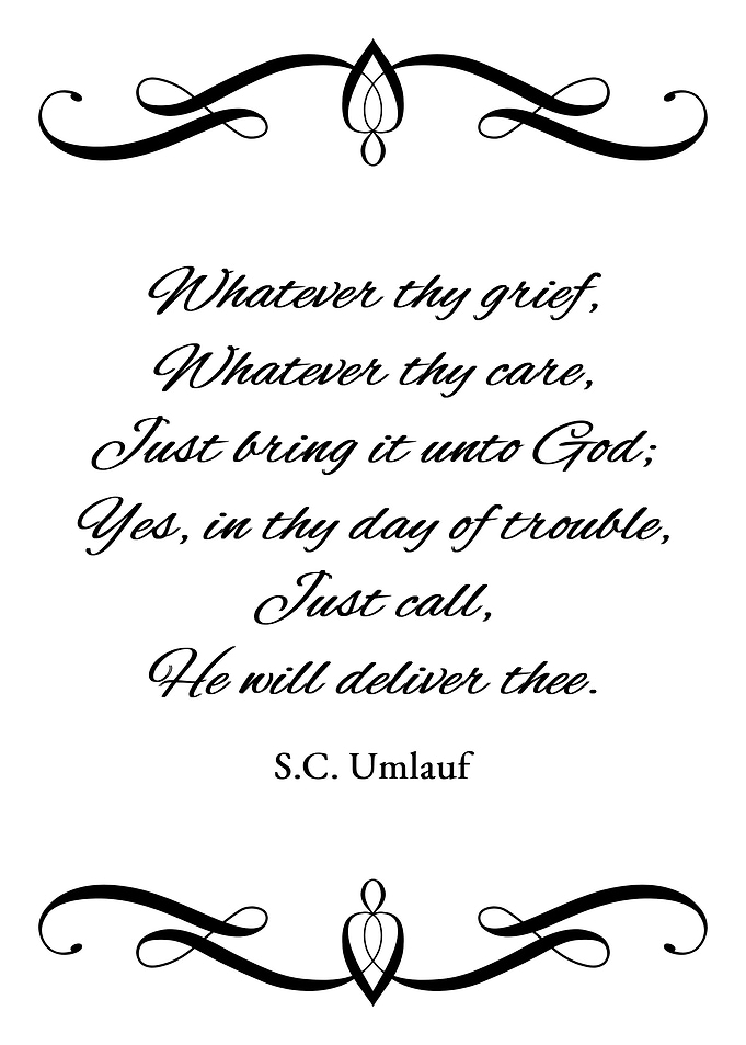 Just Call unto God