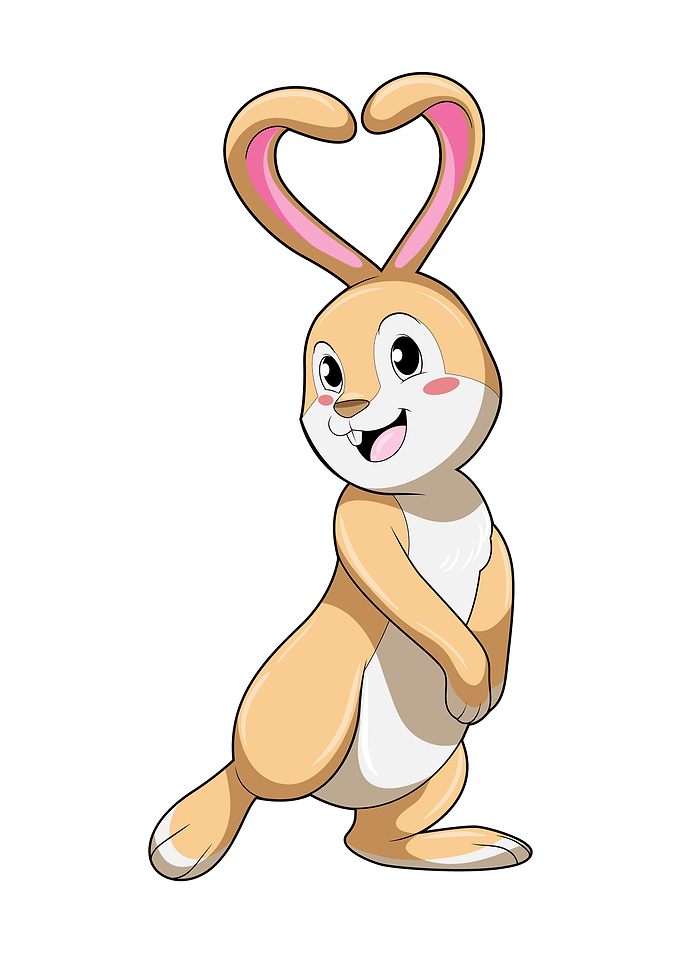 Rabbit Love Heart