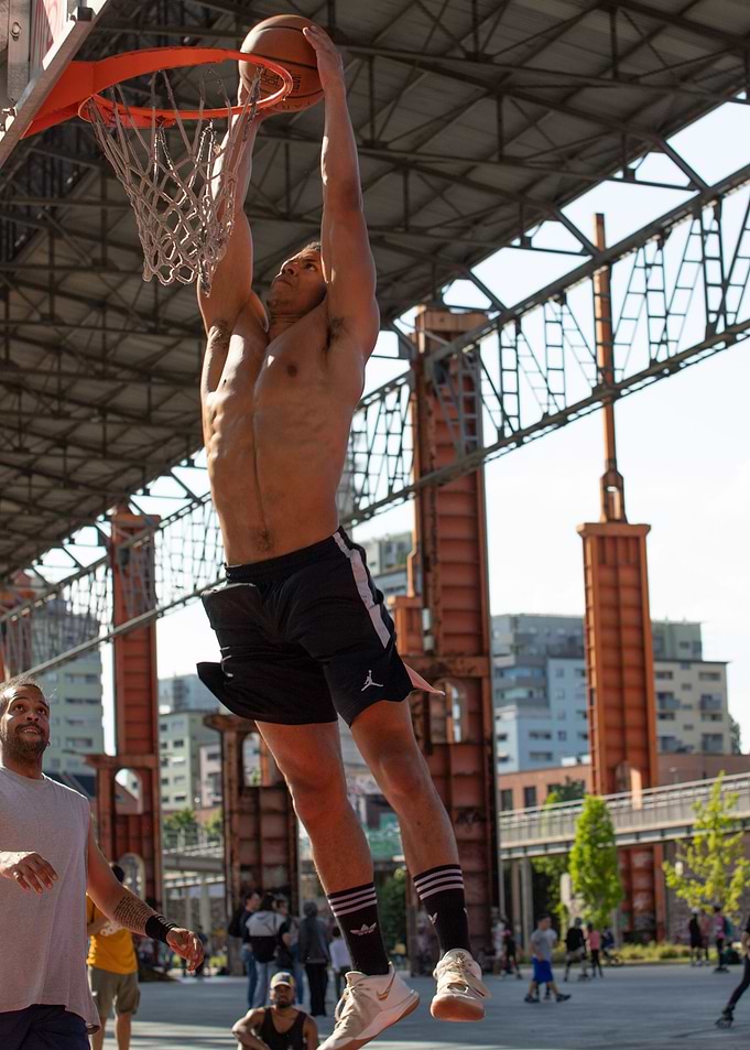 Basket ball action