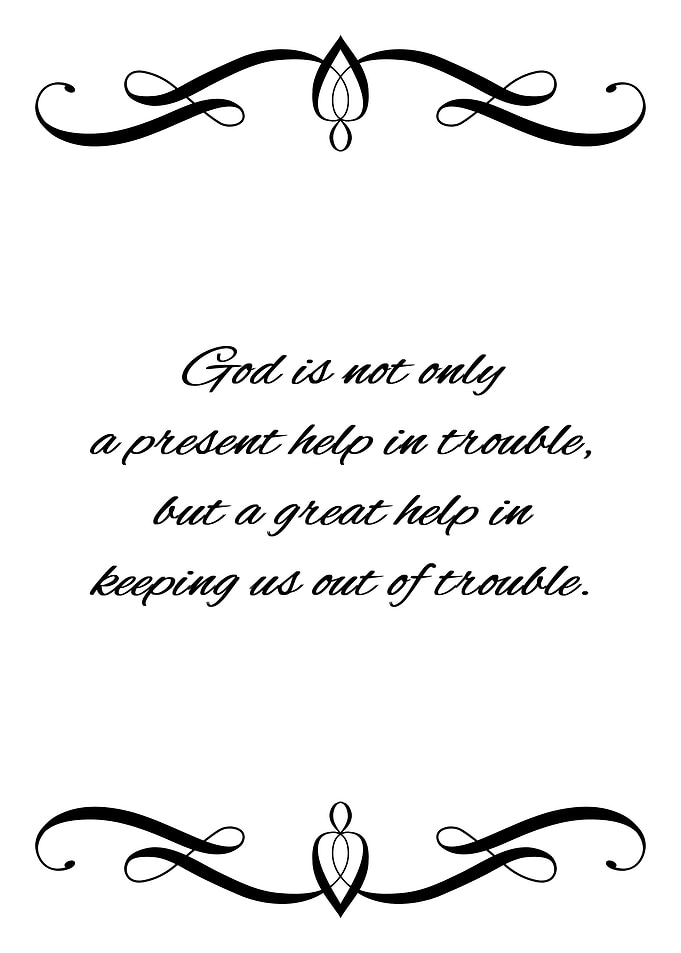 Help in Trouble