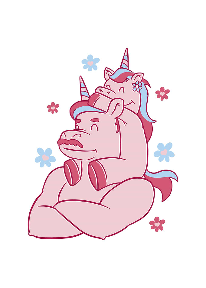 Unicorn Dad with Child