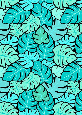 monstera seamless pattern