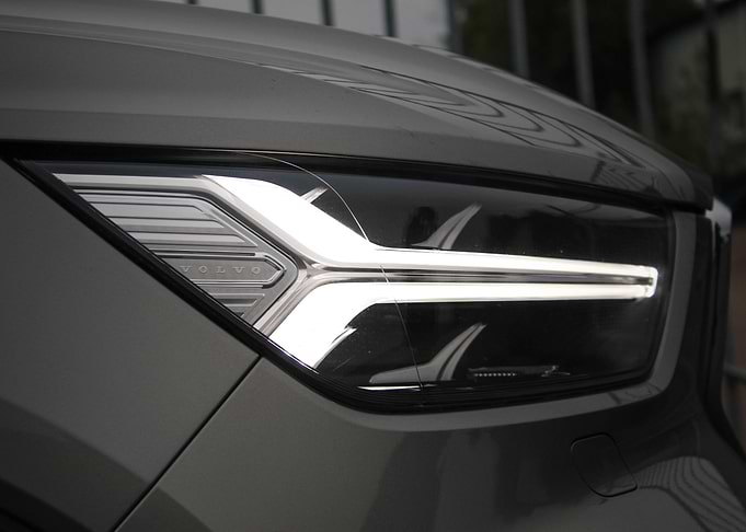 Headlights close up