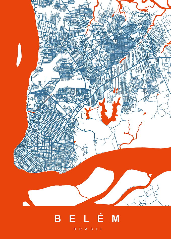 BELEM Map BRASIL