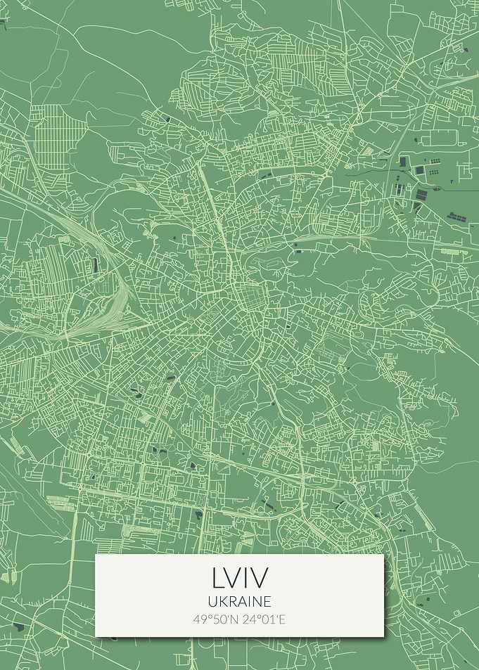 Lviv Green Map Lvov