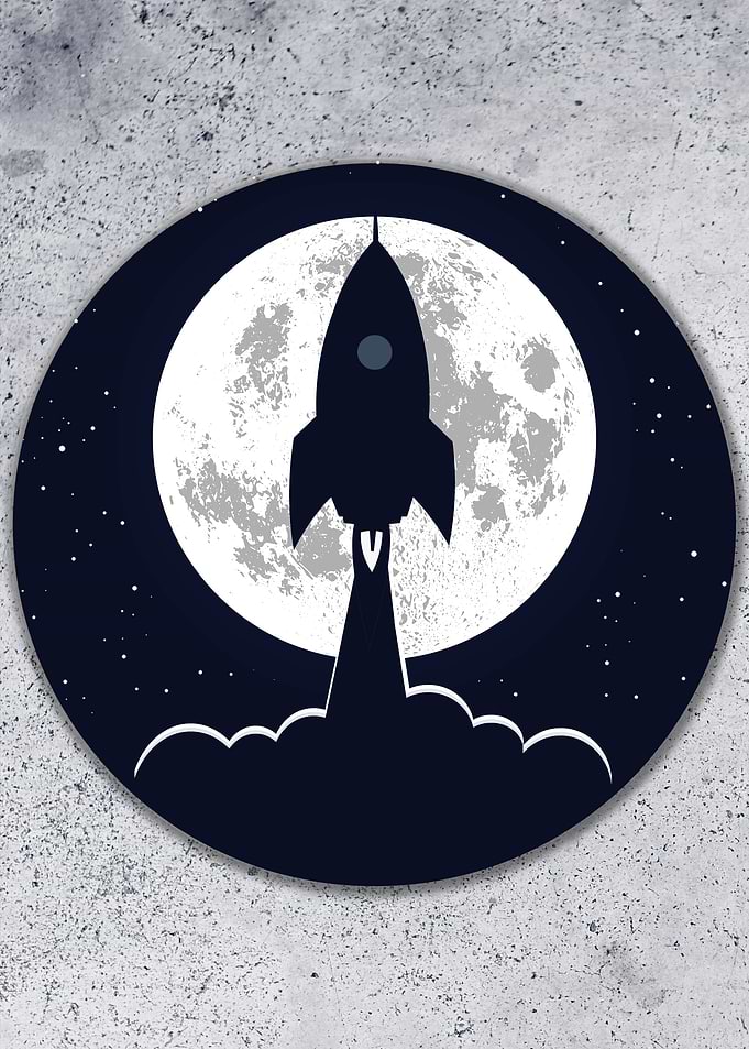 Round silhouette rocket