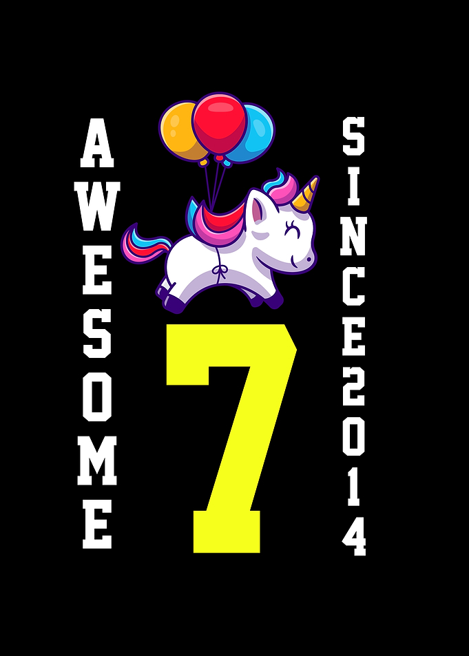 Awesome Since 2014 Unicorn