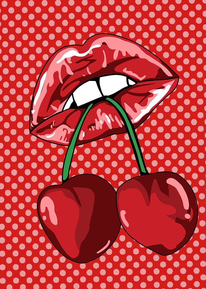Lips cherry