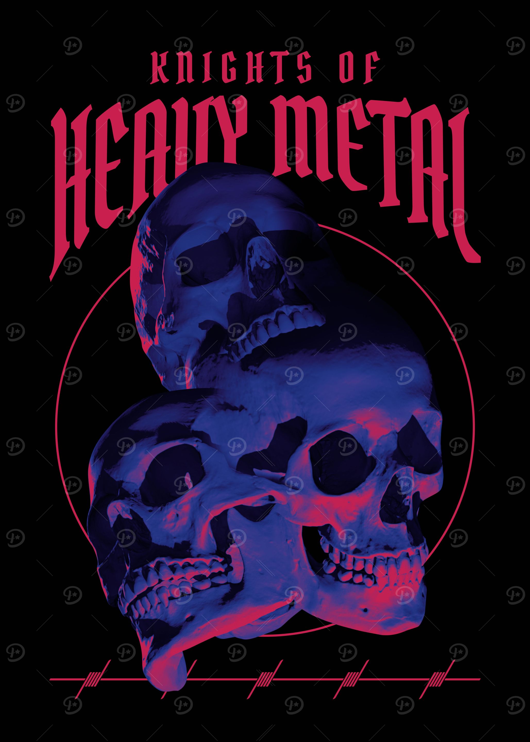 Heavy metal metalhead rock