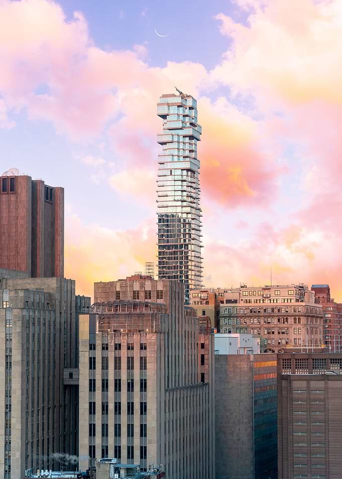 Sunset in New York City