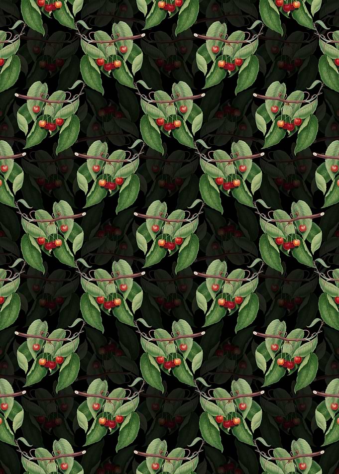 Floral Cherry Pattern
