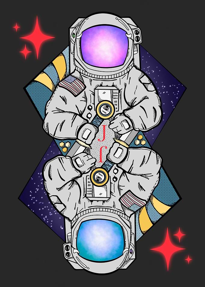 Surreal playing card