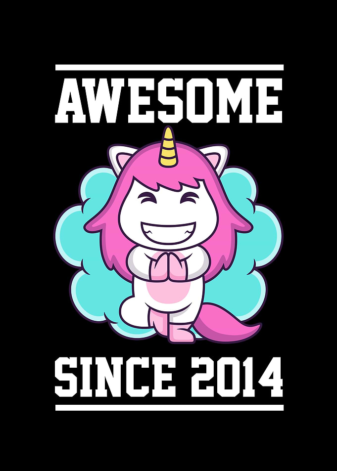 Awesome Since 2014 Unicorn