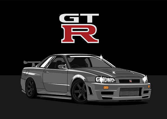 GTR R34 JAPANESE STYLE